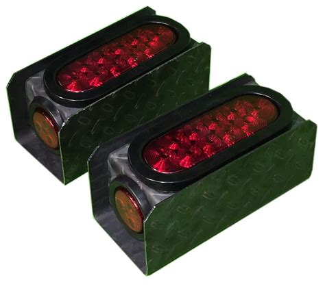 metal trailer light boxes|heavy duty trailer lights.